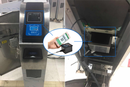 新大陸NLS-FM25-EX二維碼掃描模塊嵌入智能閘機，實現(xiàn)智慧景區(qū)票務